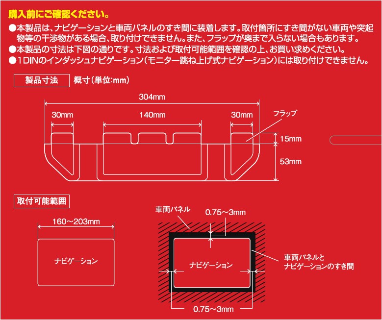 寸法図・購入前注意事項